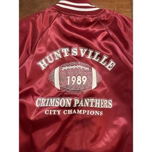 Vintage 1980s Huntsville Alabama Satin Jacket